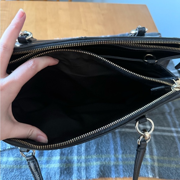 Coach Black Leather Shoulder Bag - Picture 4 of 6